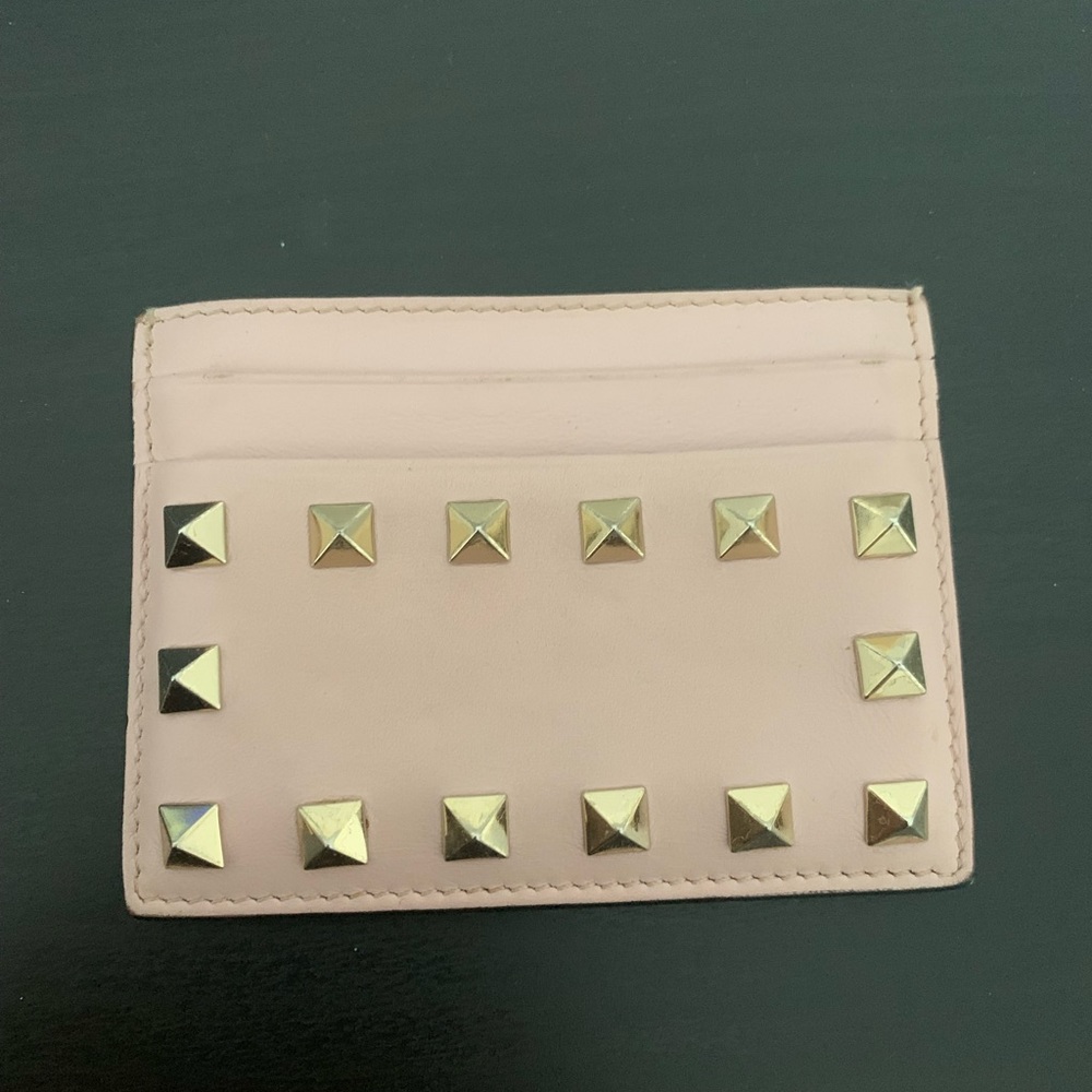 Valentino pink card holder